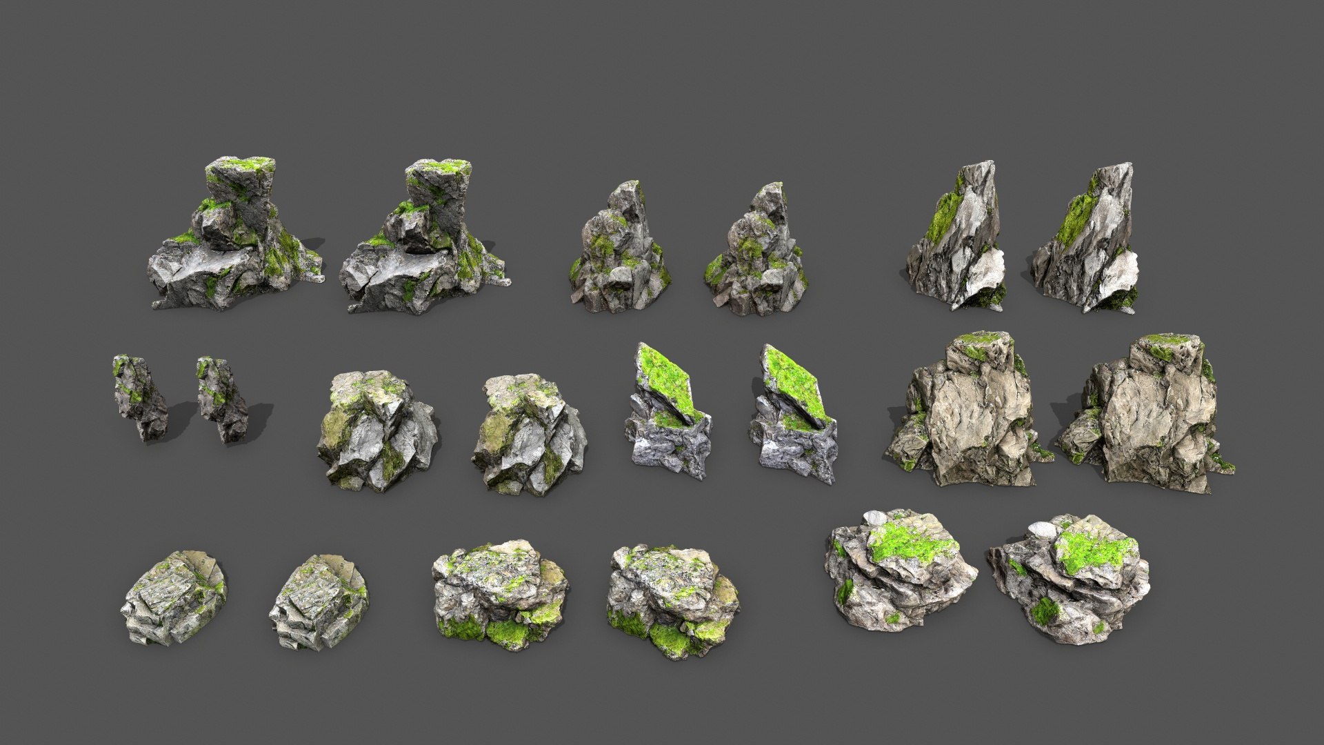 3D mossy cliff rocks https://p.turbosquid.com/ts-thumb/D6/s4ailV/vy/7/jpg/1726666066/1920x1080/fit_q87/94f0bd17a82c5da44e488801930e00771694ad04/7.jpg