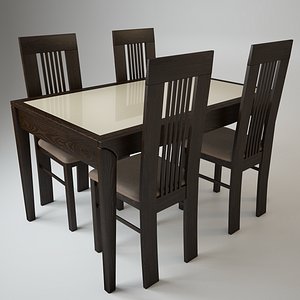 Chair Amarena & Table ALNO