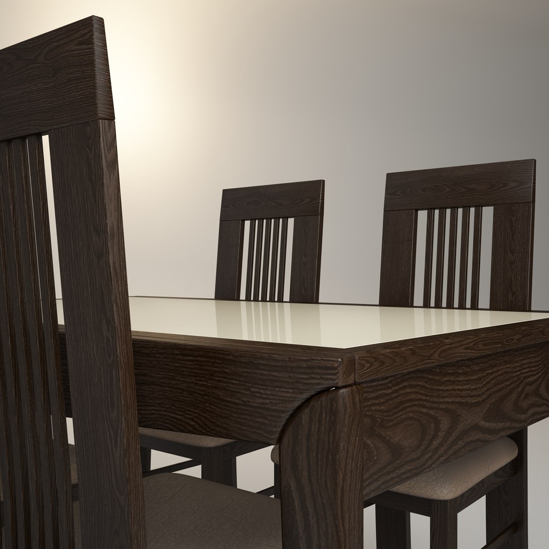Table Alno Chairs Amarena 3d Model