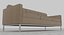 Knoll Florence Sandy Fabric Seating Set