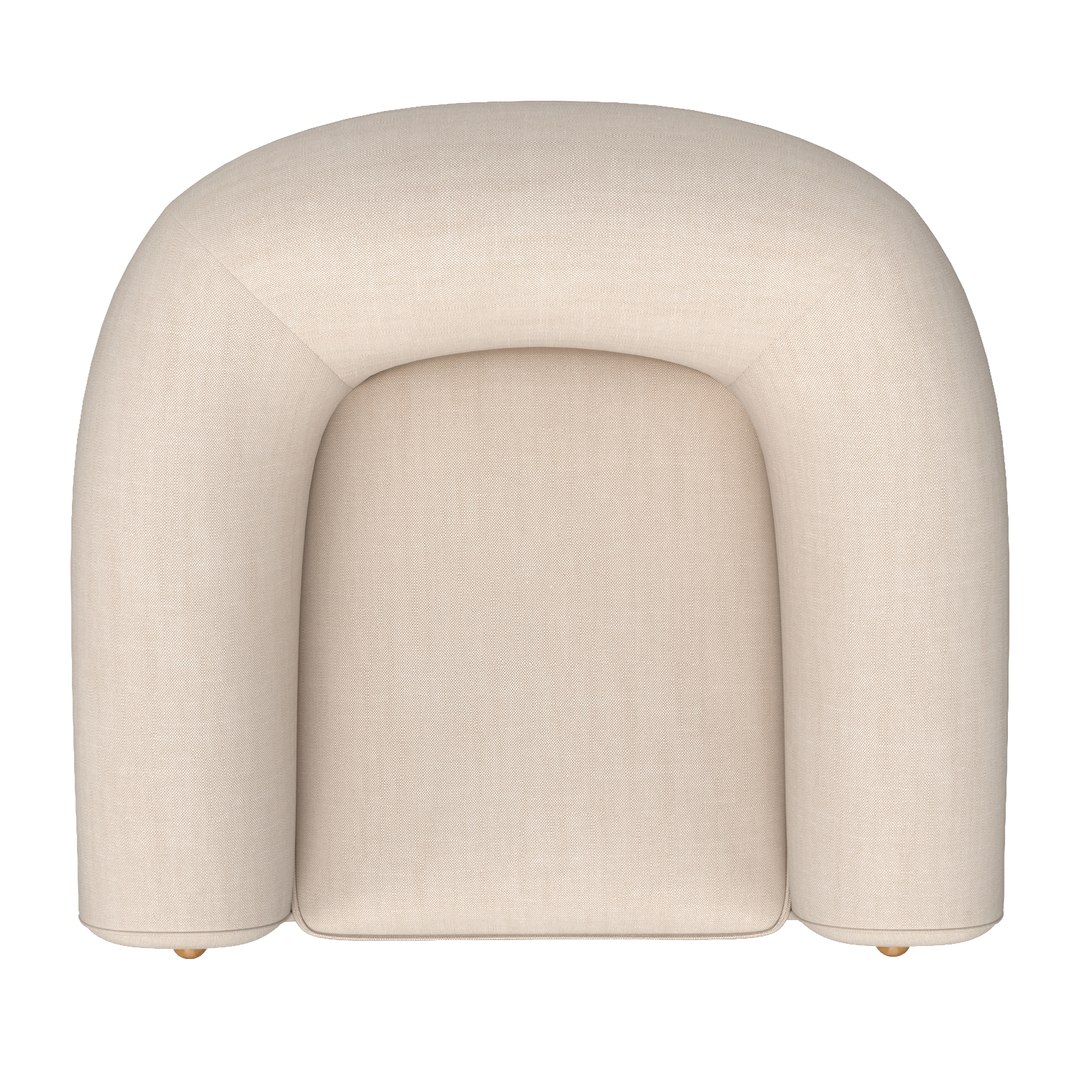 Four Hands Lyla Chair 3D Model TurboSquid 2060956