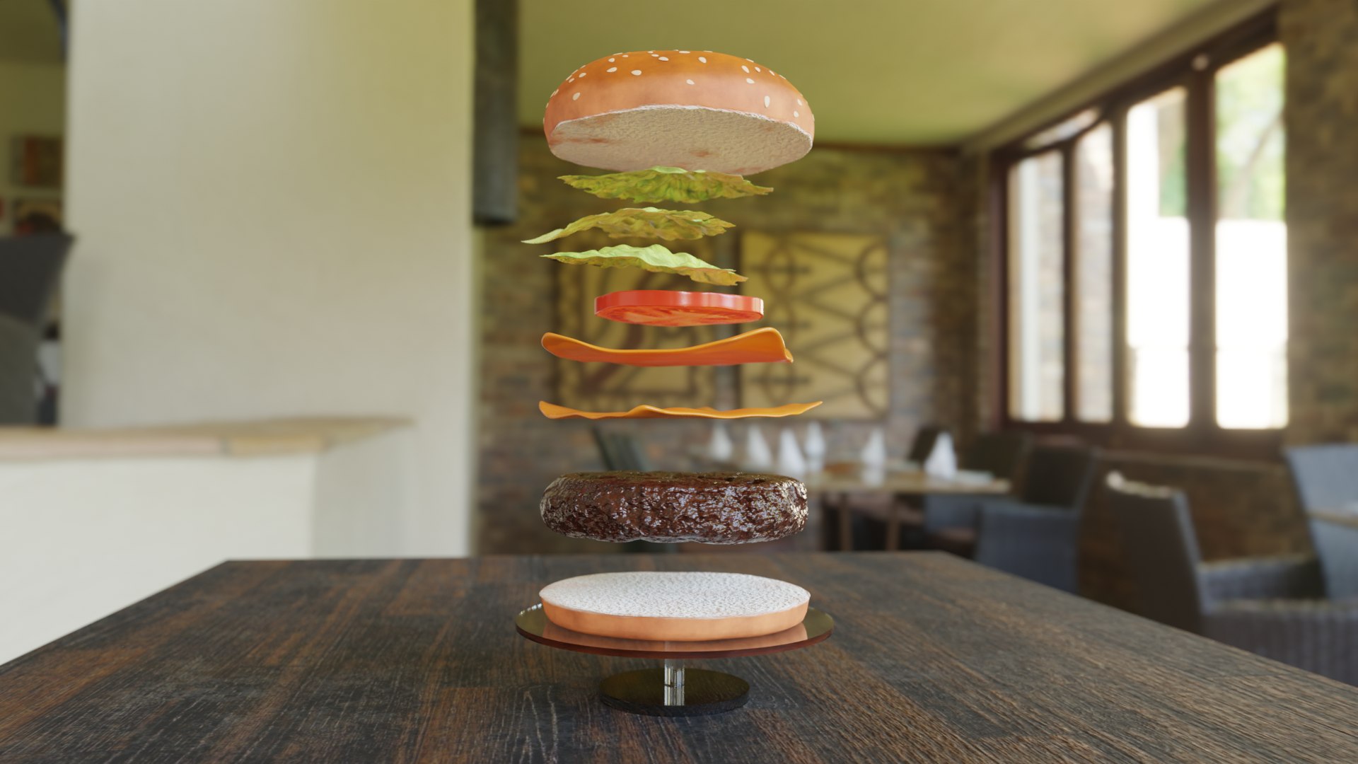 Hamburger 3D https://p.turbosquid.com/ts-thumb/D6/vOaIUb/sE/burger_decompossed/png/1630270416/1920x1080/fit_q87/d49781ca4253c38634ee5e9fbe9654bc98df1243/burger_decompossed.jpg