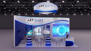 Exhibition booth stand 4 x 8m-2