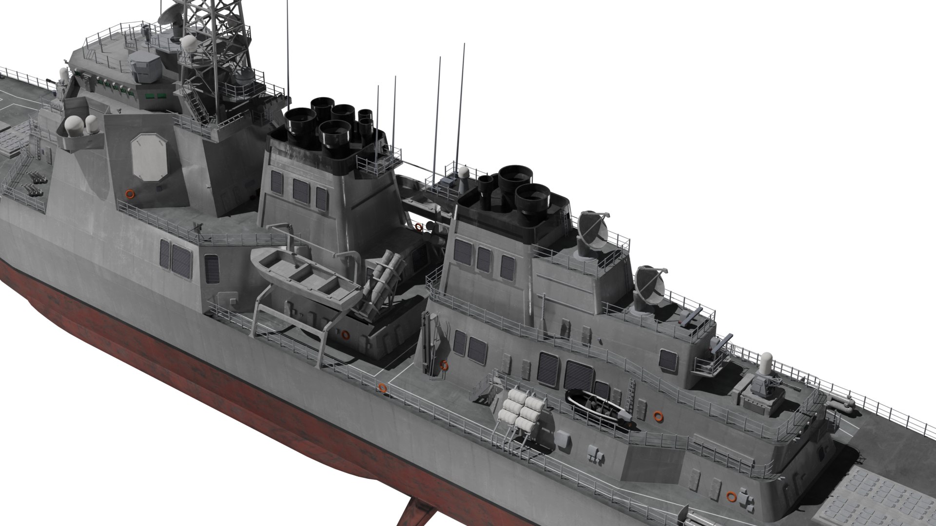 3D JMSDF Kongo Class Guild Missile Destroyer Model - TurboSquid 2170383