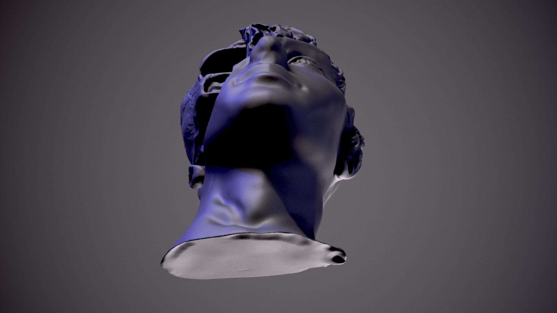 3D Half Head Half Skull 3D model - TurboSquid 2170492