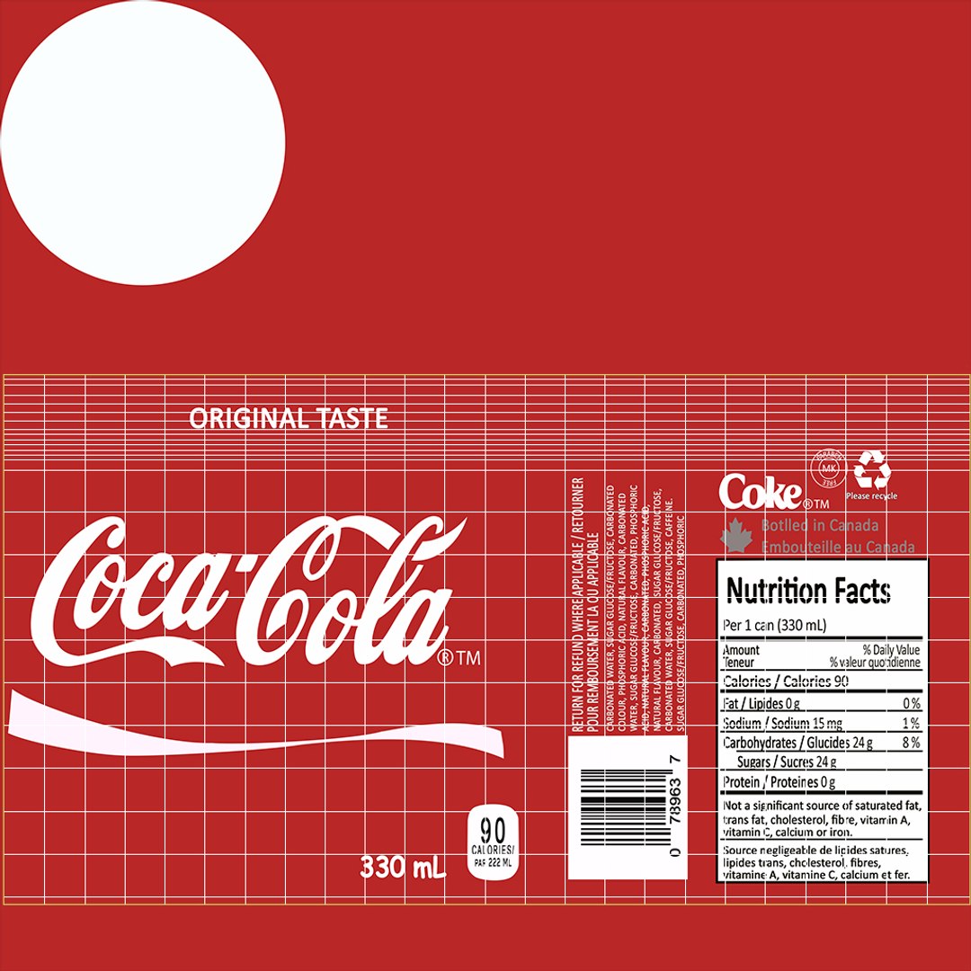 3D Coca Cola Drink - TurboSquid 1275222