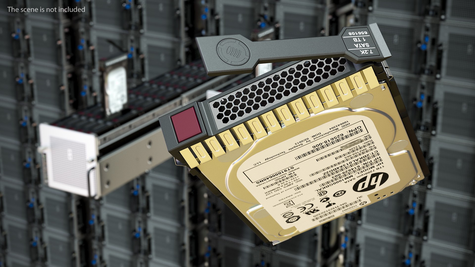 3D Hp Mm1000gbkal Hdd Model - TurboSquid 1465084