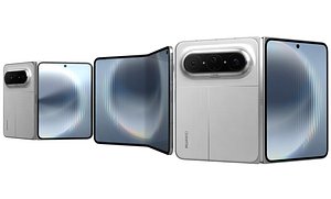 3D HUAWEI Pura X Max White model