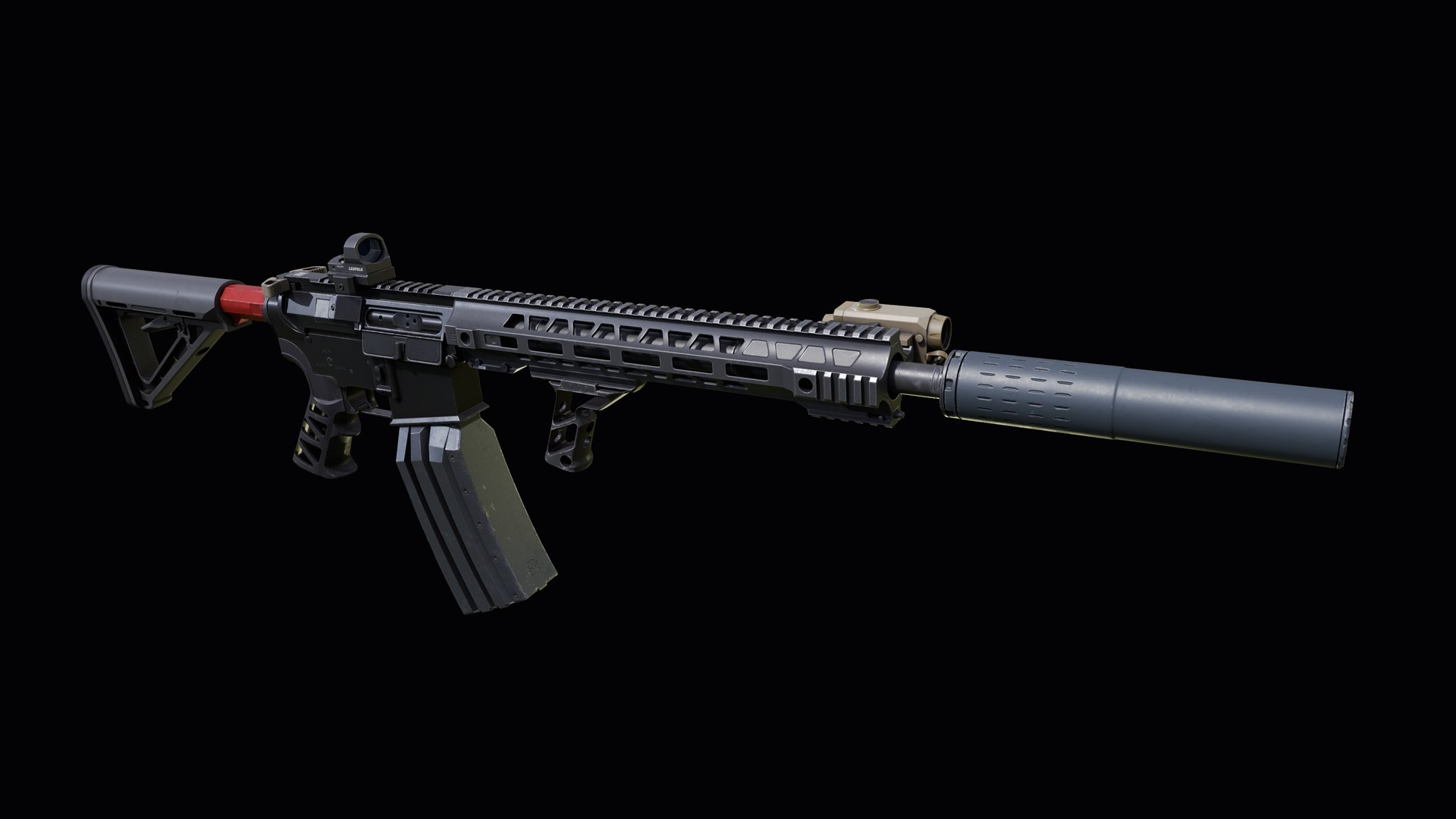 3D model Custom Colt M4A1 assault rifle https://p.turbosquid.com/ts-thumb/D7/CtyZUX/5S/preview15_4k/png/1666964034/1920x1080/fit_q87/a1630d1abf0d85853490d3aeb209379fa0ba3454/preview15_4k.jpg
