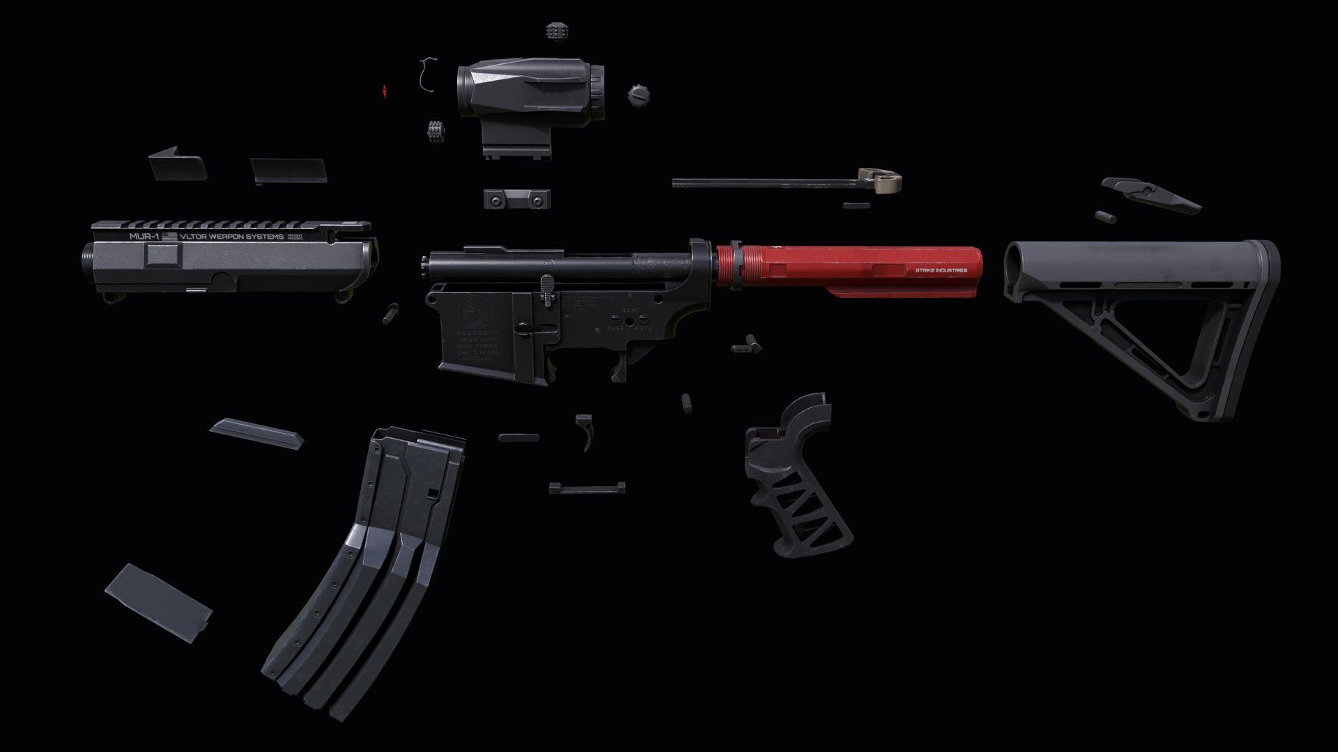 3D model Custom Colt M4A1 assault rifle https://p.turbosquid.com/ts-thumb/D7/CtyZUX/OB/preview22_2k/png/1666964065/1920x1080/fit_q87/b24dc9e01ffc8593cb94fe780ae0adb80d96a889/preview22_2k.jpg