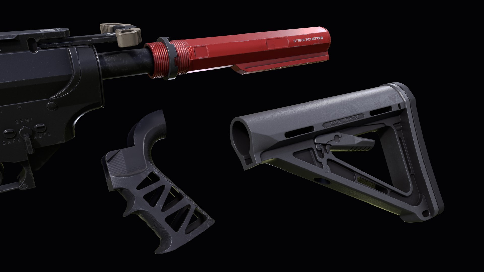 3D model Custom Colt M4A1 assault rifle https://p.turbosquid.com/ts-thumb/D7/CtyZUX/eD/preview24_2k/png/1666964070/1920x1080/fit_q87/4e81f265e7ce57413adbbbe53802aac71846eb38/preview24_2k.jpg