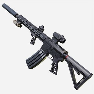 Custom Colt M4A1 assault rifle