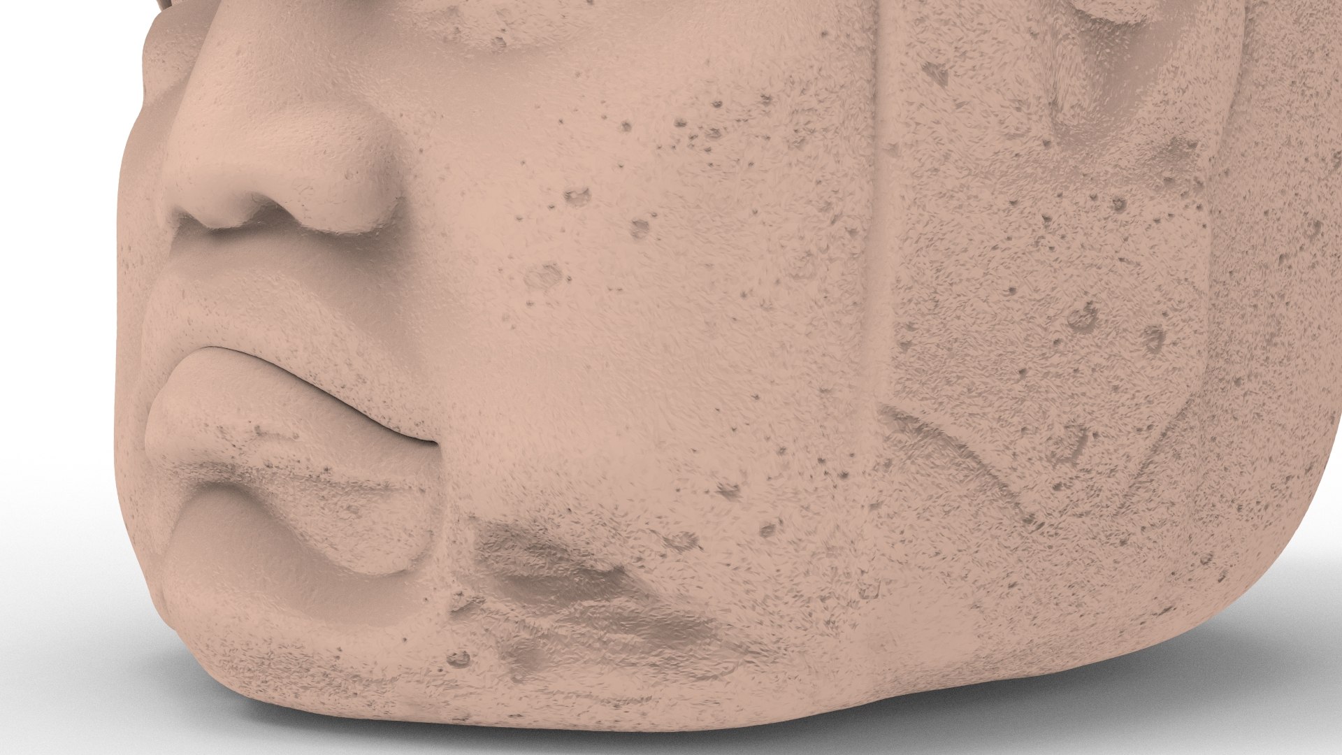 3D La Venta Colossal Head - TurboSquid 2156914