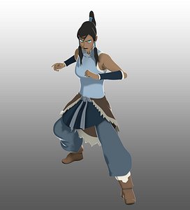 avatar korra 3d fbx