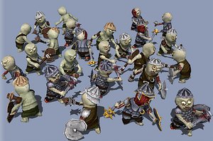 25 Animated Zombie Set