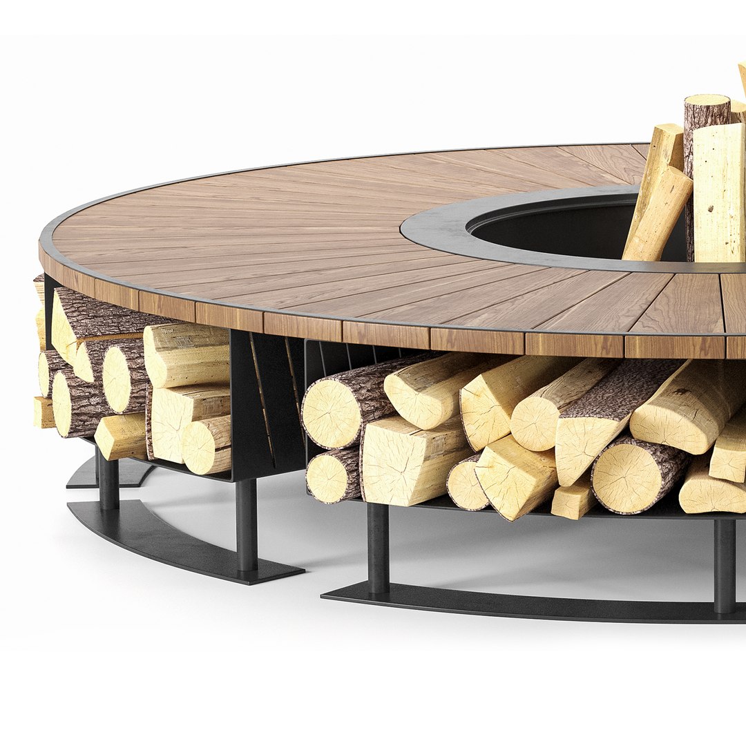 Fire Pit 03 3D - TurboSquid 2033347