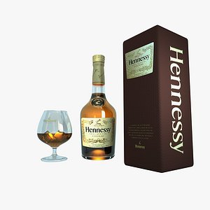 3d model bottle glass