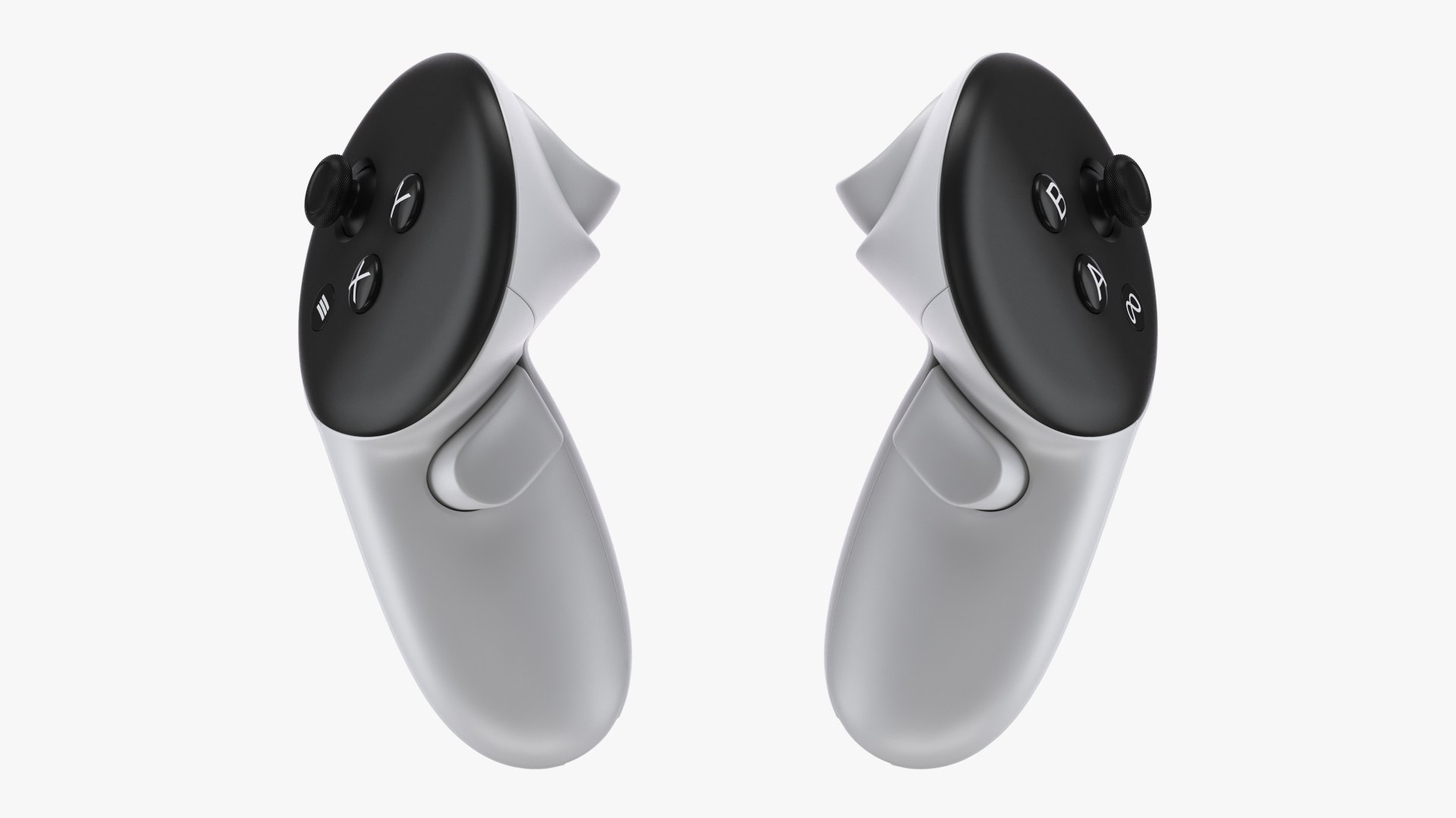 Meta Quest 3 Controllers 3D TurboSquid 2220991