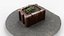 Photorealistic 3D scan of concrete abandoned empty planter