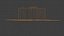 Photorealistic 3D scan of concrete abandoned empty planter