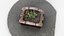Photorealistic 3D scan of concrete abandoned empty planter