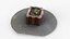 Photorealistic 3D scan of concrete abandoned empty planter