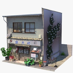 Rakuten-chi Restaurant PBR Remastered 3D