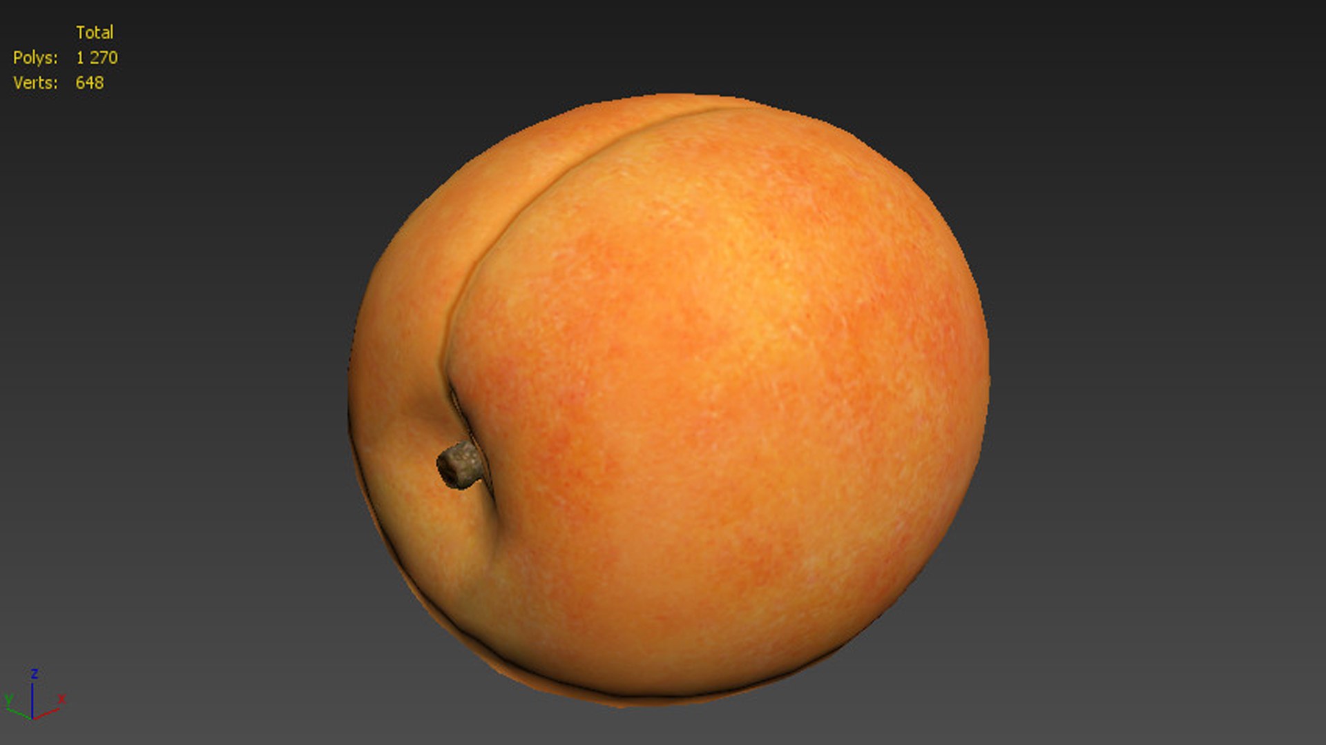 3D Apricot Model - TurboSquid 2287474
