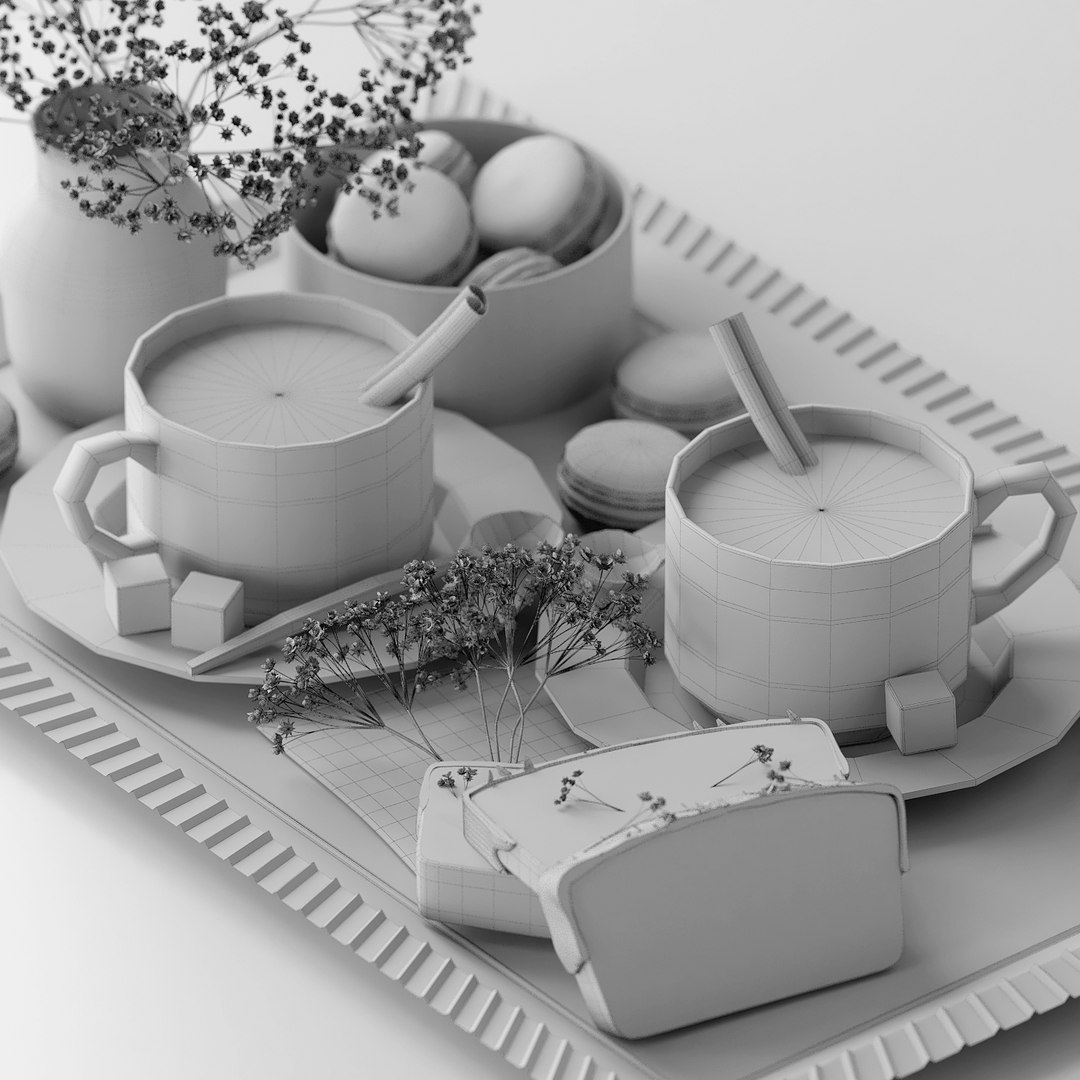3D Decorative Set Model - TurboSquid 1856177