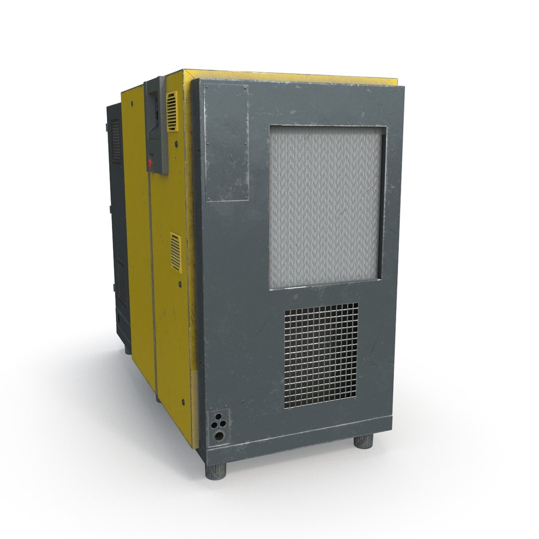 3D Screw Compressor PBR - TurboSquid 1842327