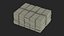 British Currency 50 Pounds Banknotes Stack