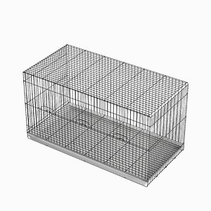 3D Large Birdcage 01