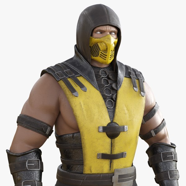 3D Scorpion Mortal Kombat