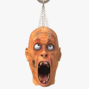 zombie head 3D model