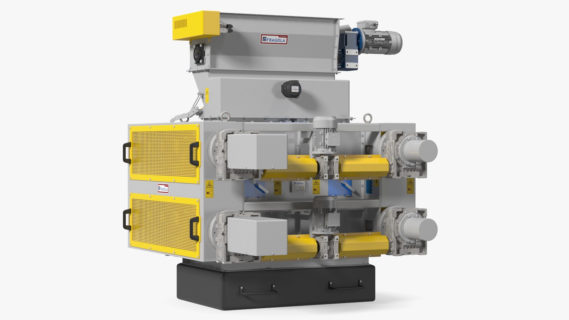 Fragola Four Roller Mill 3D model preview