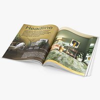 Open Interior Magazine Mockup