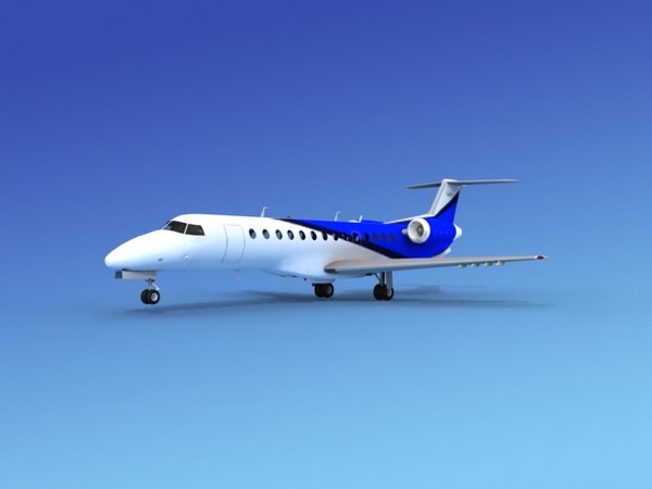 3d embraer erj model