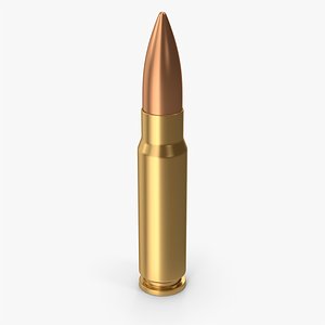 3D Rifle Bullet model