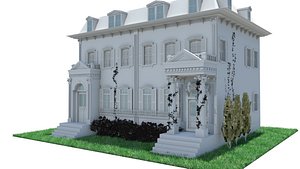 southern mansion 3D model