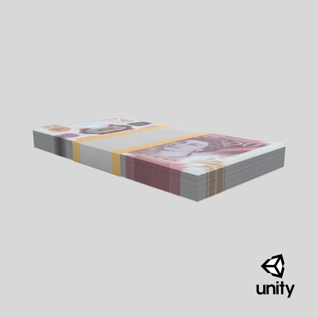 Paper Money 50 Pounds 3D https://p.turbosquid.com/ts-thumb/D8/1CLmd6/m5/stemcell_unity_render/png/1715168149/1920x1080/fit_q87/4261bfdacaa9ebf52491ae6204eaff48de6a7478/stemcell_unity_render.jpg