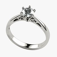 5mm Diamond Elegant Gold Ring