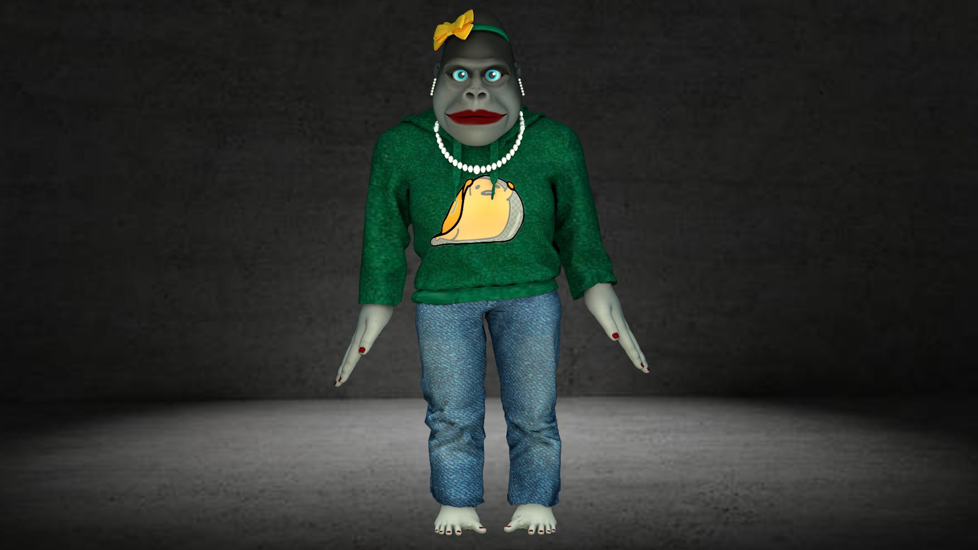 Humanoid Gorilla Characters Male Female 3D model https://p.turbosquid.com/ts-thumb/D8/3d1uaY/dz/green/png/1643018213/1920x1080/fit_q87/ffa77df2c1f5d13ae999ded4ecba59389e7529d3/green.jpg