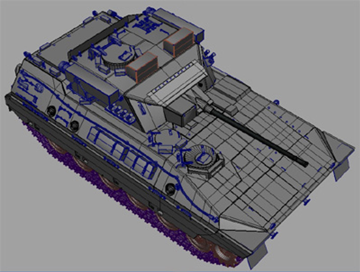 Type 89 Fighting Vehicle 3d Model