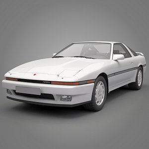 3D 1986 Toyota Supra Liftback