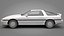 3D 1986 Toyota Supra Liftback