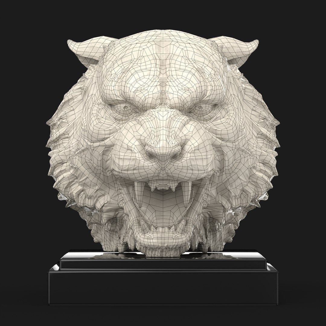 3D model Marble Tiger Head 3D model https://p.turbosquid.com/ts-thumb/D8/Jbtlm4/HV/wireframe_01/jpg/1659038798/1920x1080/fit_q87/a1e9776432856694d698d44ed62c8ed6ca8b997c/wireframe_01.jpg
