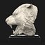 Cabeza de tigre de mármol modelo 3d