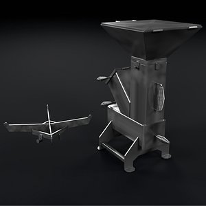 3D model Rocket Stove 3D Model High poly Blender File Packed