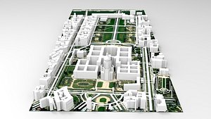 St Louis des Invalides Cathedral 3D model