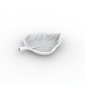 Abstract Leaf Tray 3D Printable Mode 3D model